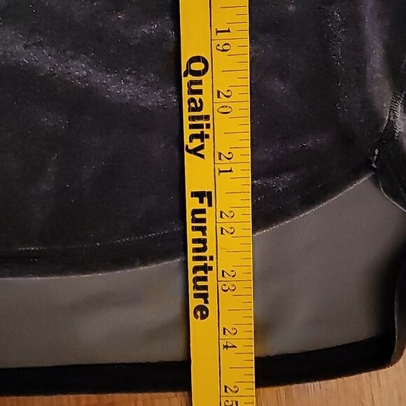 Prismsport cowlneck pullover velour sweater grey/black size large - Picture 11 of 12